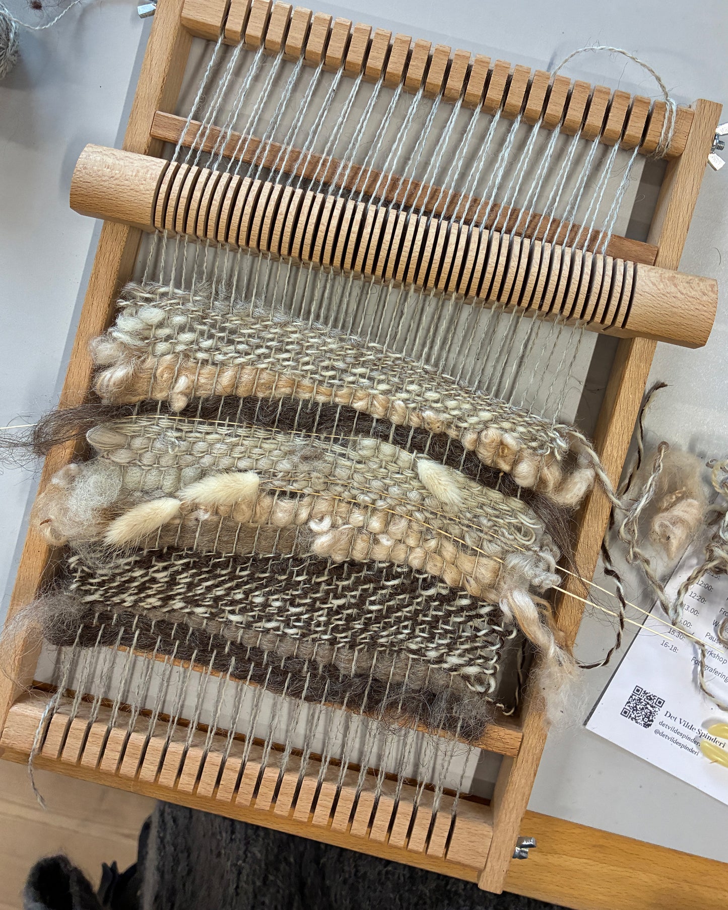 30 maj, 2026. Væve workshop hos Det Vilde Spinderi.